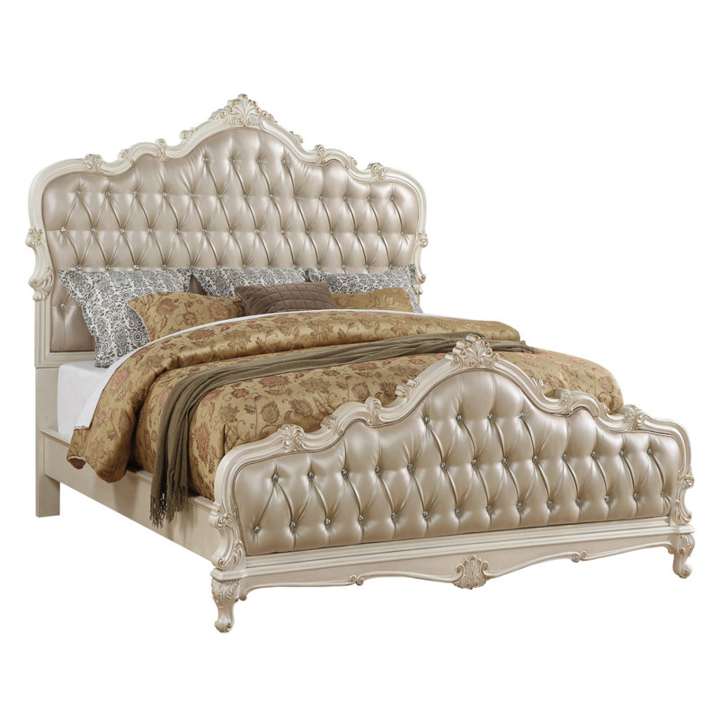 Kamarrion Vegan Leather Standard Bed, California King
