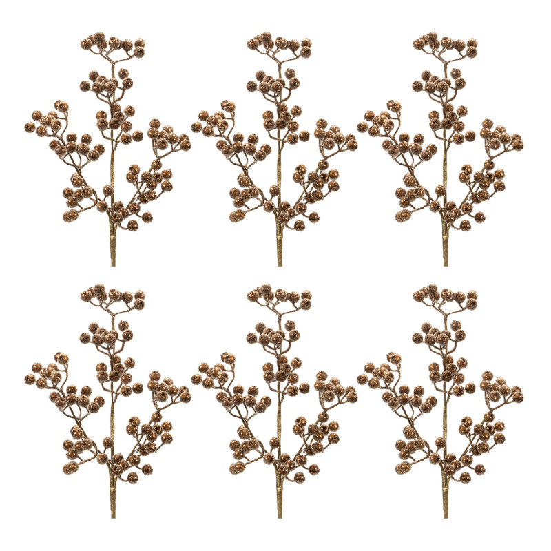 Beaded Berry, Doré, H 22 po x l 8 po x P 3,5 po
