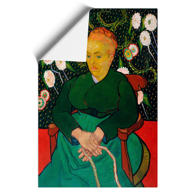 The Berceuse by Vincent Van Gogh - No Frame Painting, 59cm H x 42cm W x 0.1cm D
