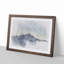 Moody Winter Mountain in Austria - Picture Frame Graphic Art Print-55732170-55732178