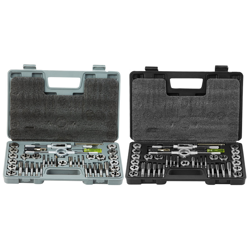 Tap and Die Set 80Pcs Metric and SAE Standard Bearing Steel Threading Tool