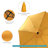 Delaplaine 9' Solid Octagon Market Umbrella with Push-Button Tilt - Gold-2009677773