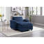 Fauteuil d'appoint rembourré avec repose-pieds-1629869983