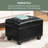 Frontenac 24" Wide Faux Leather Tufted Rectangle Storage Ottoman-1733140675