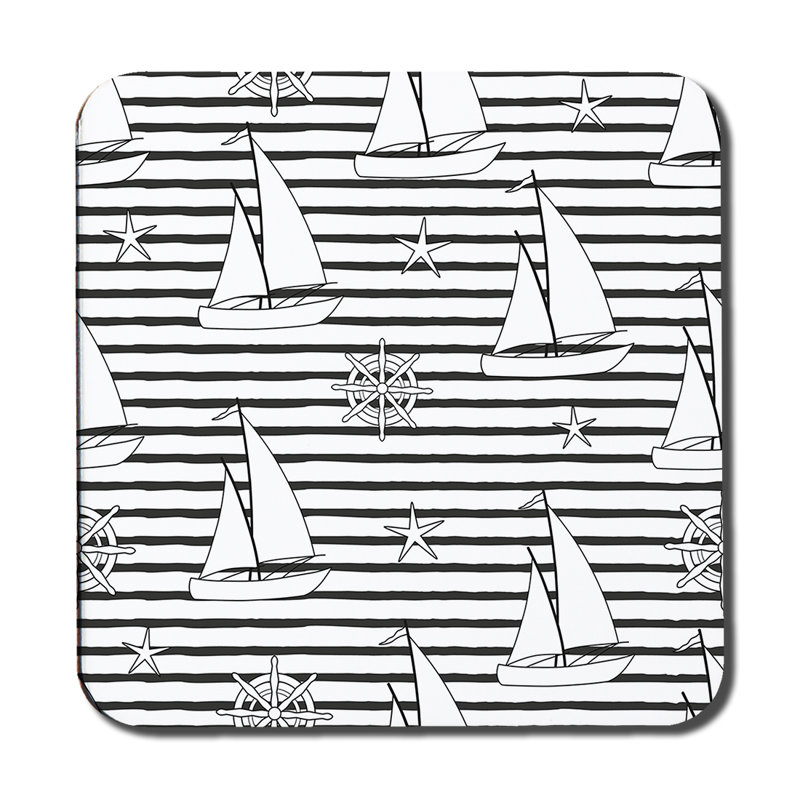 Square 6 Piece Coaster Set