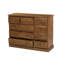 Hendon Solid Wood 126 cm W Chest of 9 Drawers