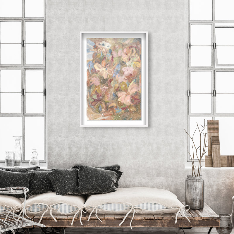 Moving Eden II Shadowbox Abstract Print by Oliver Gal, Black Frame, 10 x 15, 31.5"H x 21.5"W, White Shadowbox