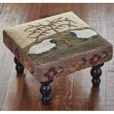 Maxtyn Solid Wood Accent Stool