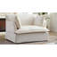Fauteuil d'appoint surdimensionné en chenille confortable avec deux ports de chargement et coussins décoratifs-133994328
