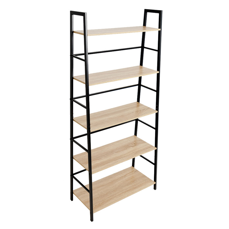 Lacroix Steel Etagere Bookcase, 163cm H x 74cm W x 34cm D