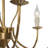 6 - Light Candle Style Empire Chandelier With Crystal Accents