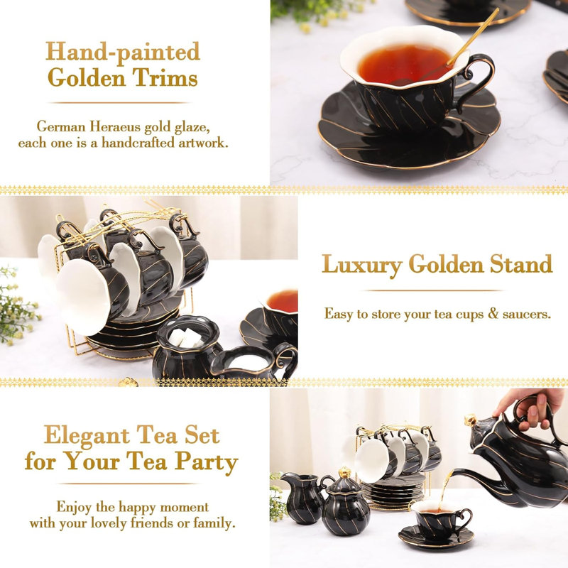 Porcelain tea set
