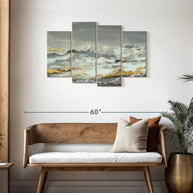 Avery Golden Rocks, 27" H x 43" W