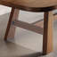 Table de salle à manger rectangulaire en bois massif brun noisette-578203255