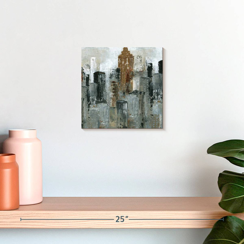 Peinture Intersection, H 10 po x l 10 po