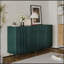 Buffet moderne en bois laqué à 4 portes, parfait pour le rangement et la présentation dans n'importe quelle pièce-2136110120-2136110117