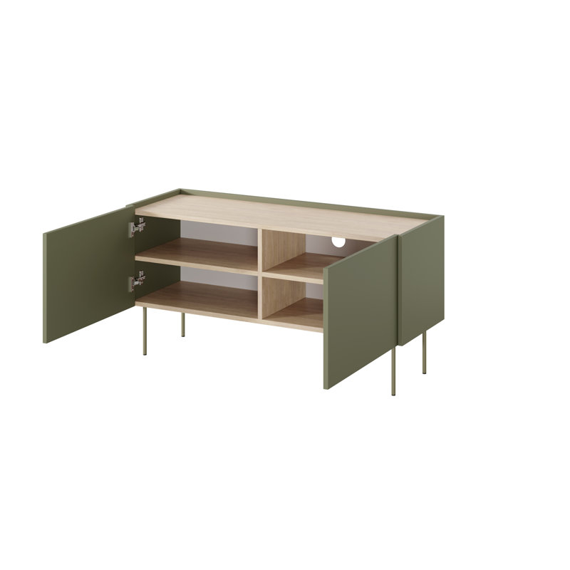 Careron TV Stand for TVs up to 55", Olive