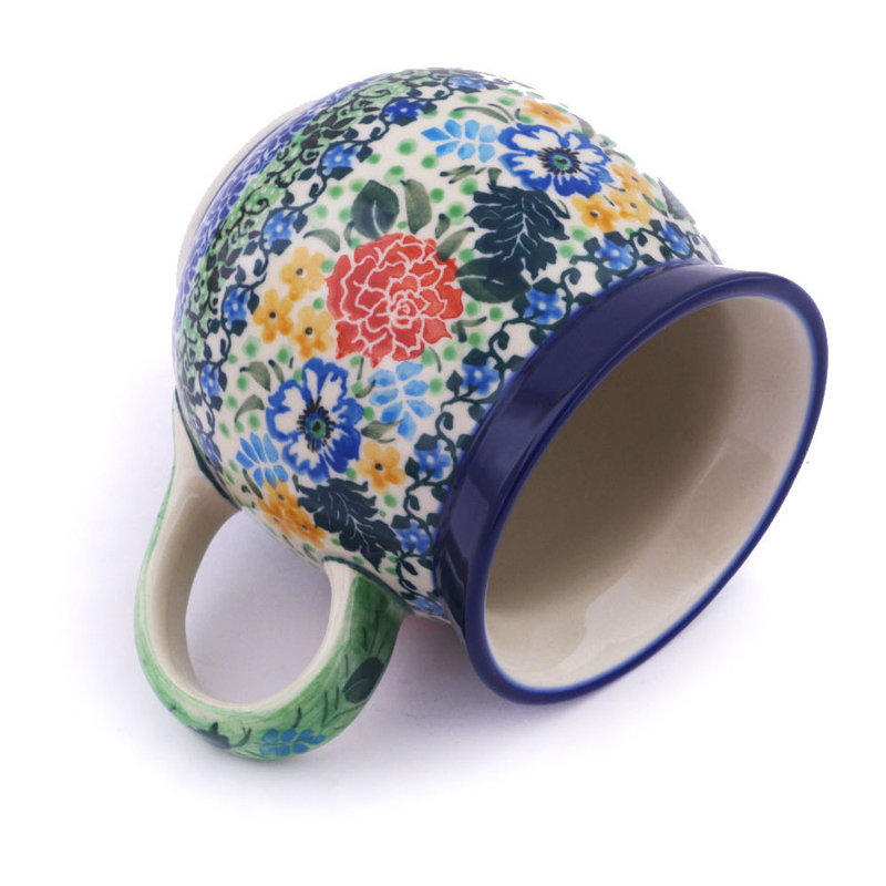 Handmade Stoneware Porcelain Coffee Mug Teacup and Saucer