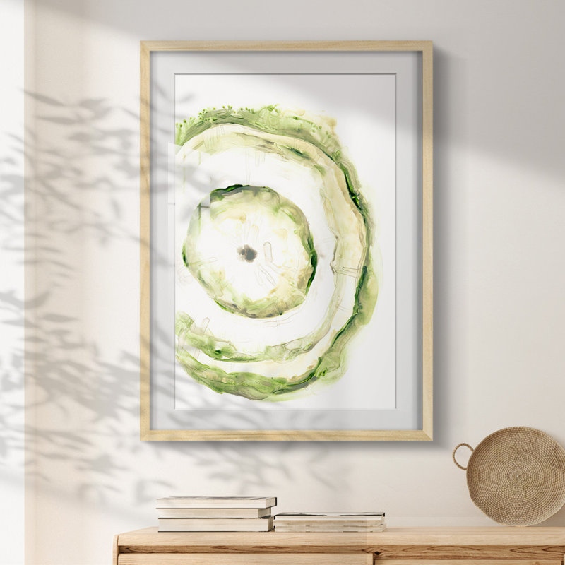 Lichen Halo III - impression encadrée, Naturel, H 25,5 po x l 17,5 po