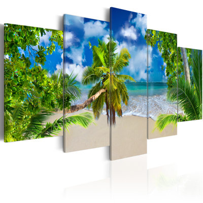 5 Piece No Frame Print on Canvas