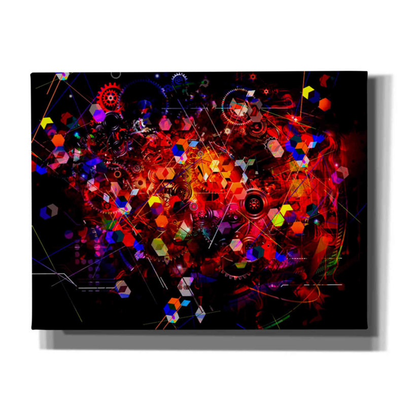 Art mural sur toile Orren Ellis, H 26 po x l 34 po x P 1,5 po