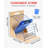 Wood And Metal Clipboards With Storage Rack Small Board Organizer For Classroom Office