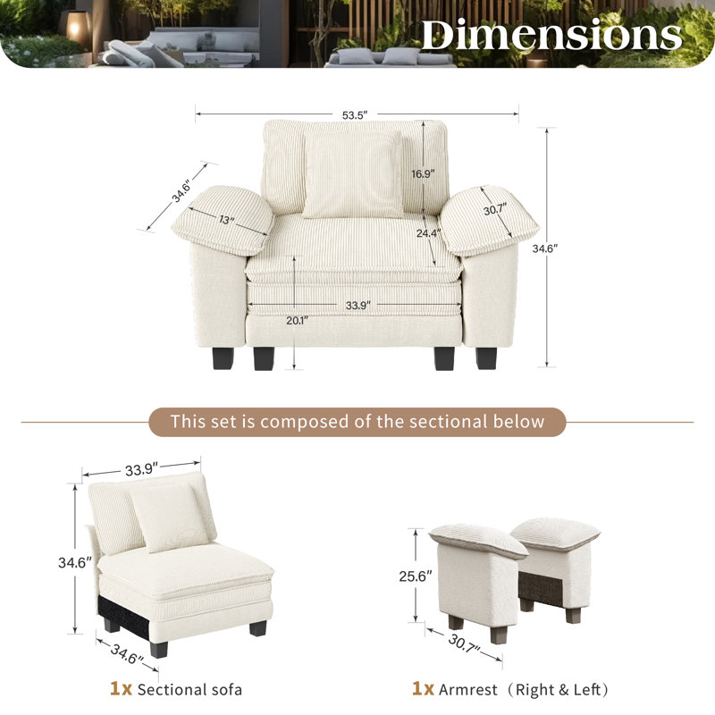 Upholstered Armchair
