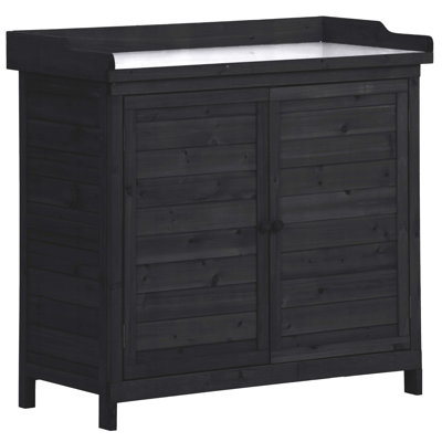 Outdoor 39" Potting Bench Table