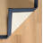Nannette Handmade Medium Beige Berber with Navy Blue Cotton Border Made in the USA Area Rug-1225654781