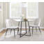 Chaise d'appoint en velours beige