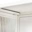 Armoire moderne avec trois rangements, garde les choses organisées, tablettes de rangement blanches de 28,09 po, connexion compacte-2048691786