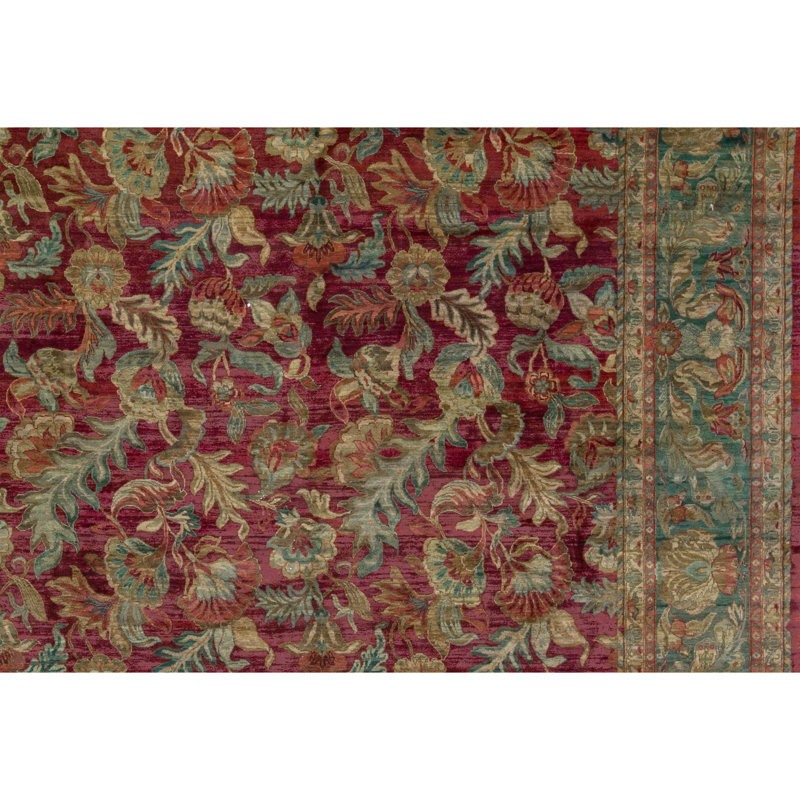 Magnolia Wool Floral Area Rug