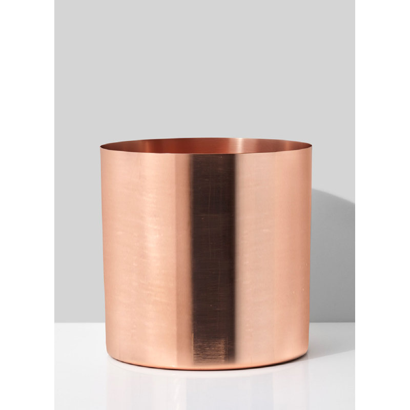 Pettus Copper / Copper Plated Table Vase, 7" H x 7" W x 7" D