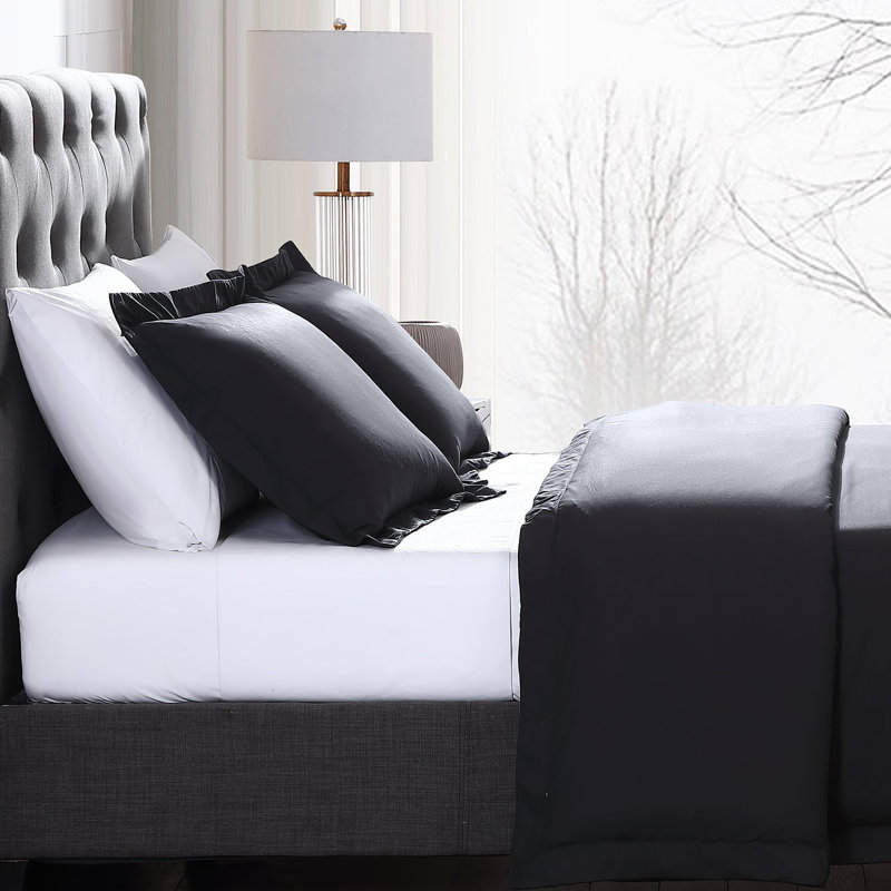 Hotel Sheet Set, Queen, Carbon