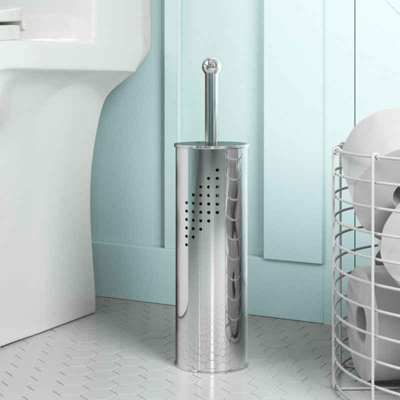 Suai Pillar Free-Standing Toilet Brush and Holder