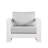 Hoyt 37.40” Outdoor Aluminum Armchair-940330901-970786424