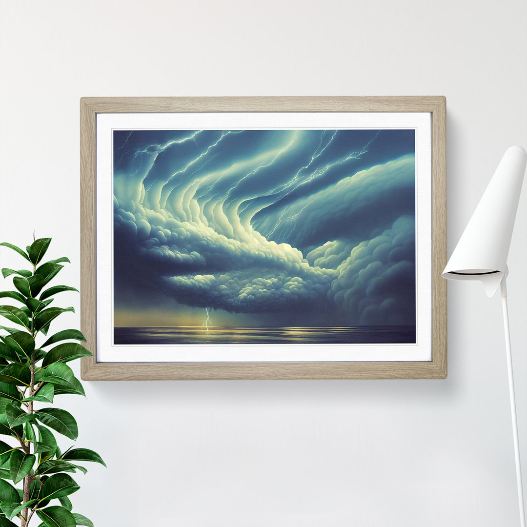 Heavenly Thunderstorm - Single Picture Frame Print