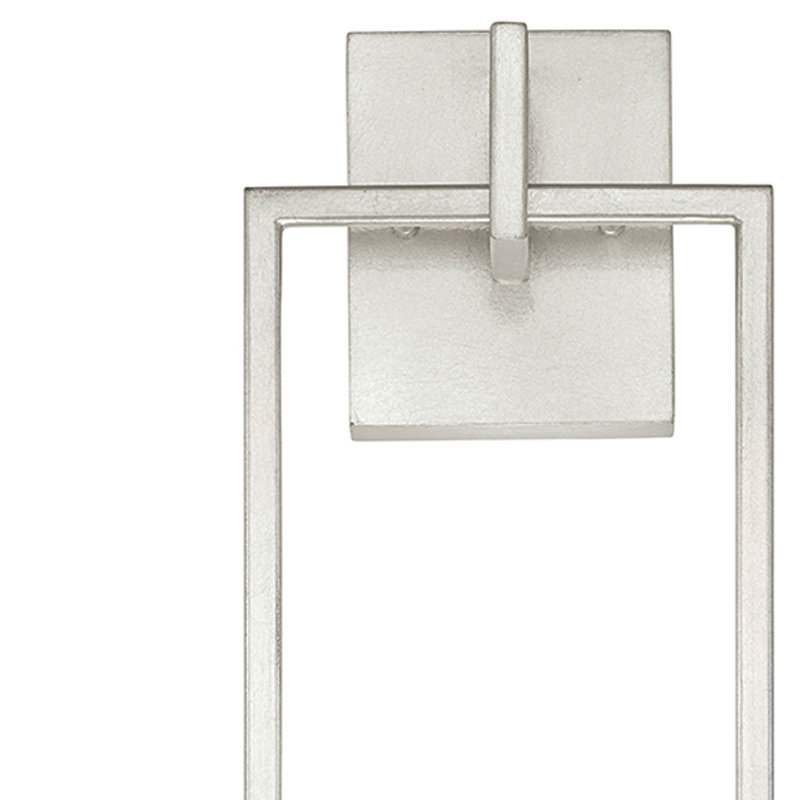Delphi LED Candle Wall Light, Silver
