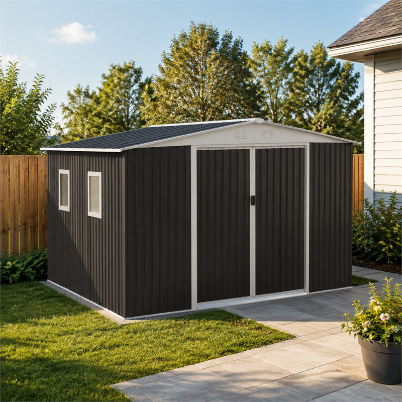 Twelve by Ten Windowed Shed