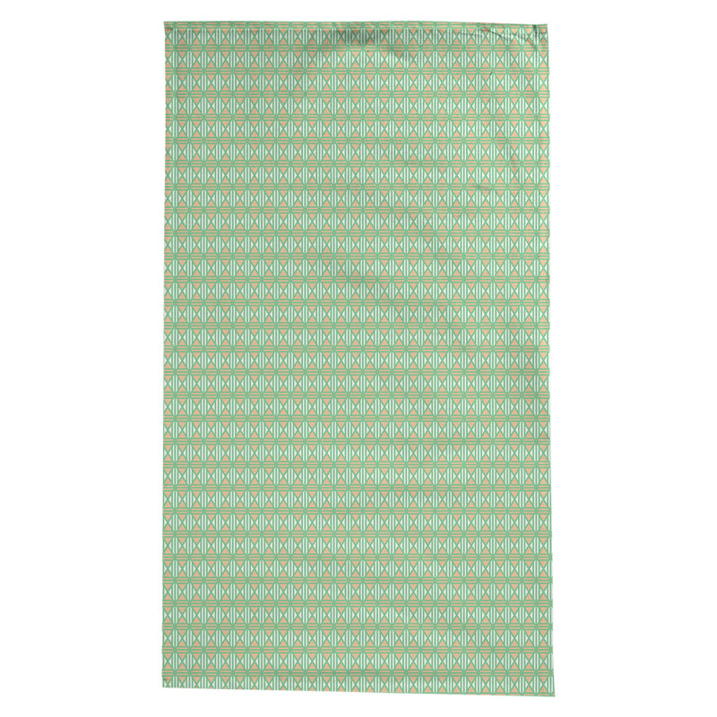 Nappe losanges doublés Leffel, Vert / orange