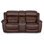 Causeuse inclinable en cuir Mahaz