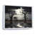 White Floater Framed