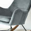 Chaise berçante en velours Chelsea-494675535
