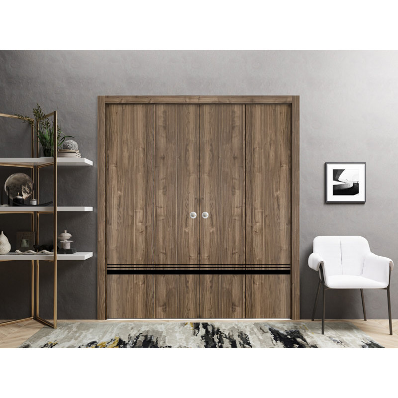 Finition en bois massif manufacturé, 96 po x 96 po, Noyer