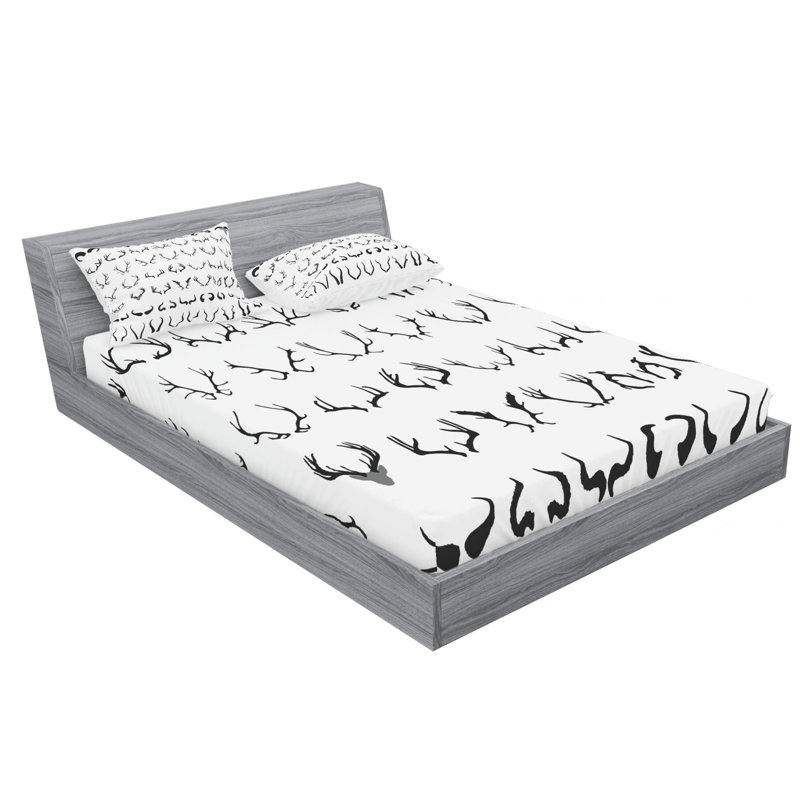 Microfiber Sheet Set, Full Sheet + Fitted Sheet + 2 Pillowcases