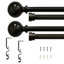 Tringle à rideaux double réglable 0,63 po-627238080-589635080