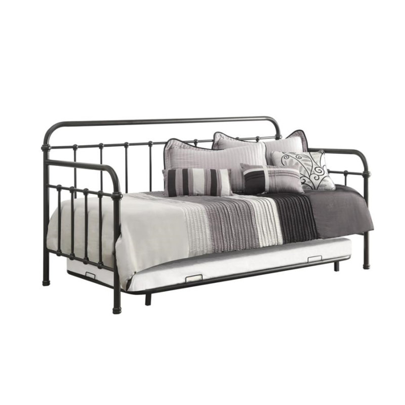 Rondo Steel Daybed with Trundle Bed