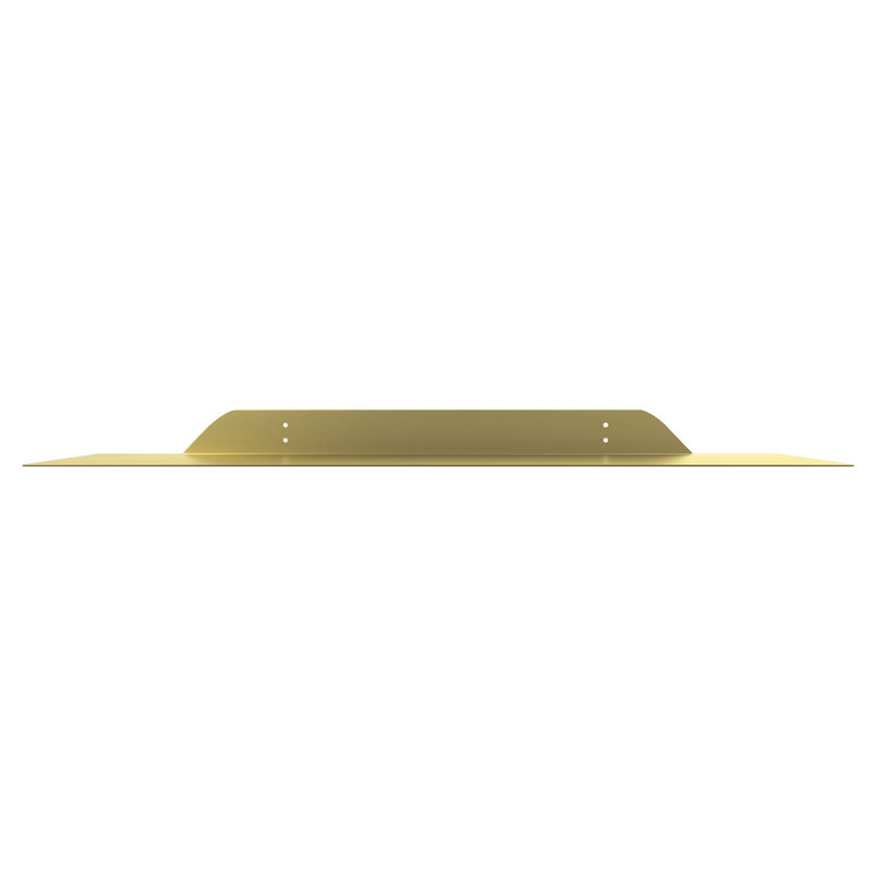 Tablette flottante Maja, Doré, H 1,75 po x l 36 po x P 6 po