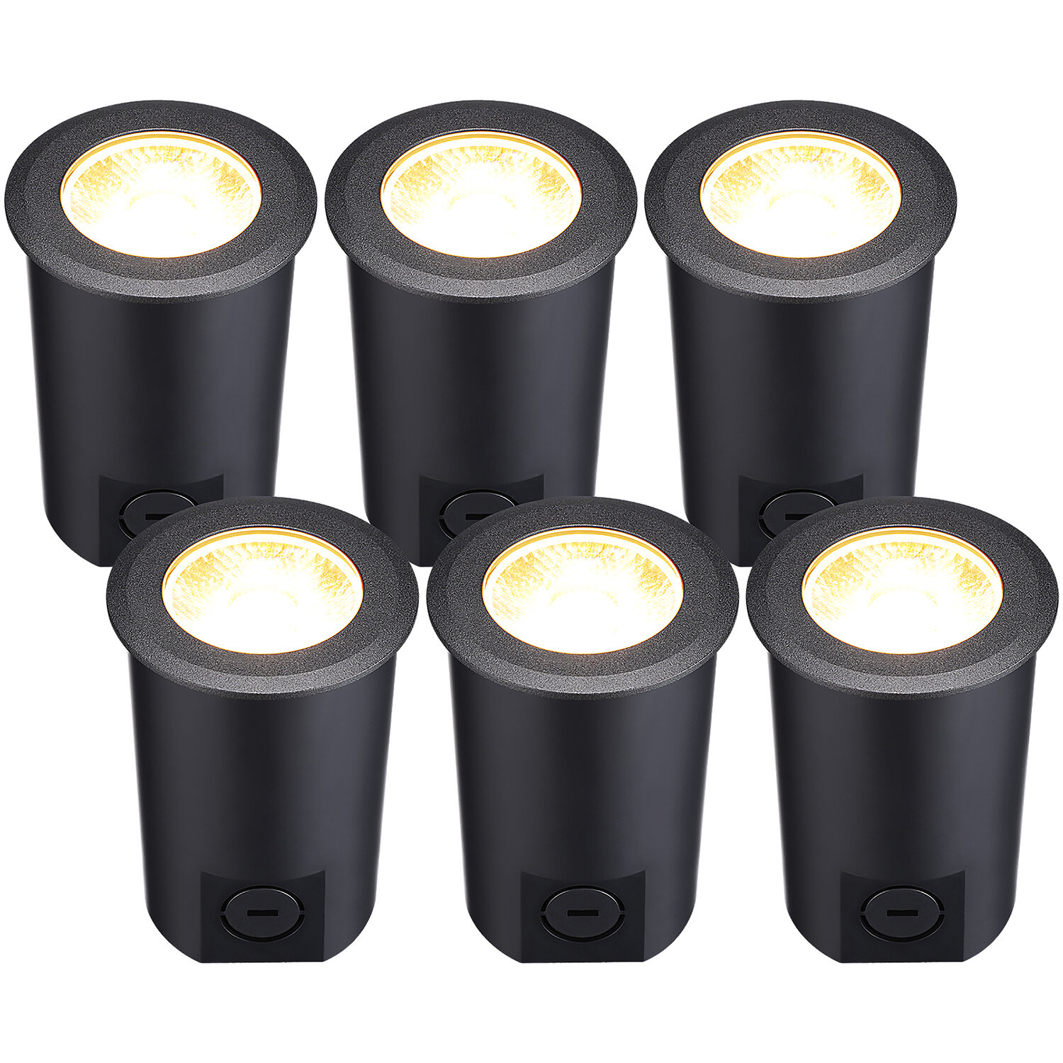 LEONLITE Black Integrated LED Well Light Pack  Reviews Wayfair