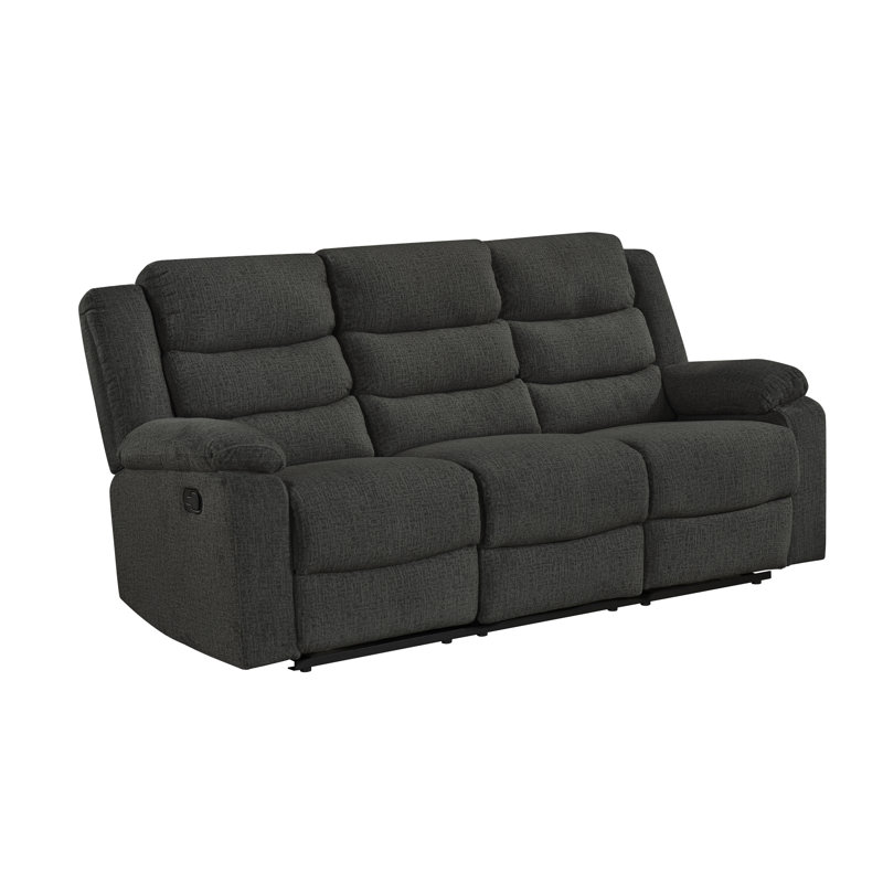Canapé double inclinable, gris foncé, Dark Grey